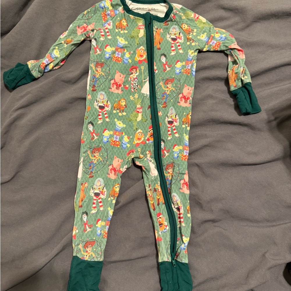 Kids One Piece Pajamas with Toy Story Print